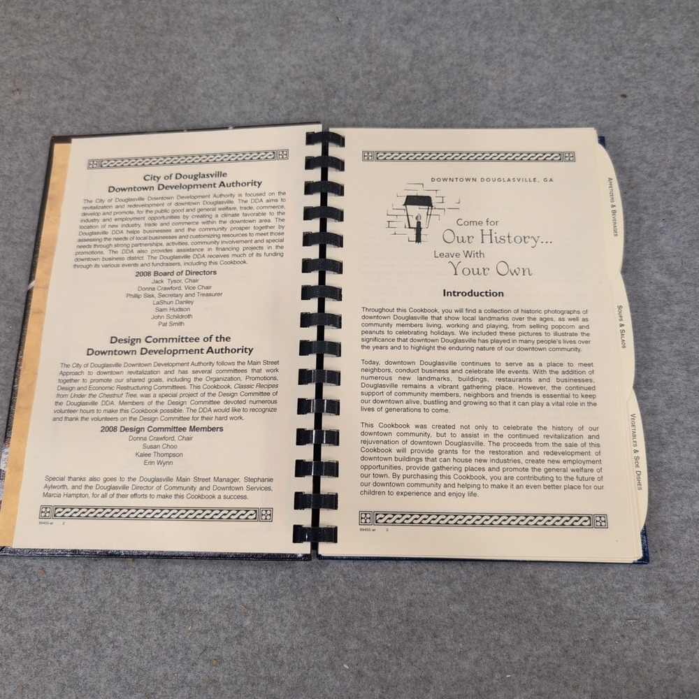 Classic Recipes Under the Chestnut Tree Douglasville Georgia Cookbook 2008 VG+ - Picture 4 of 5
